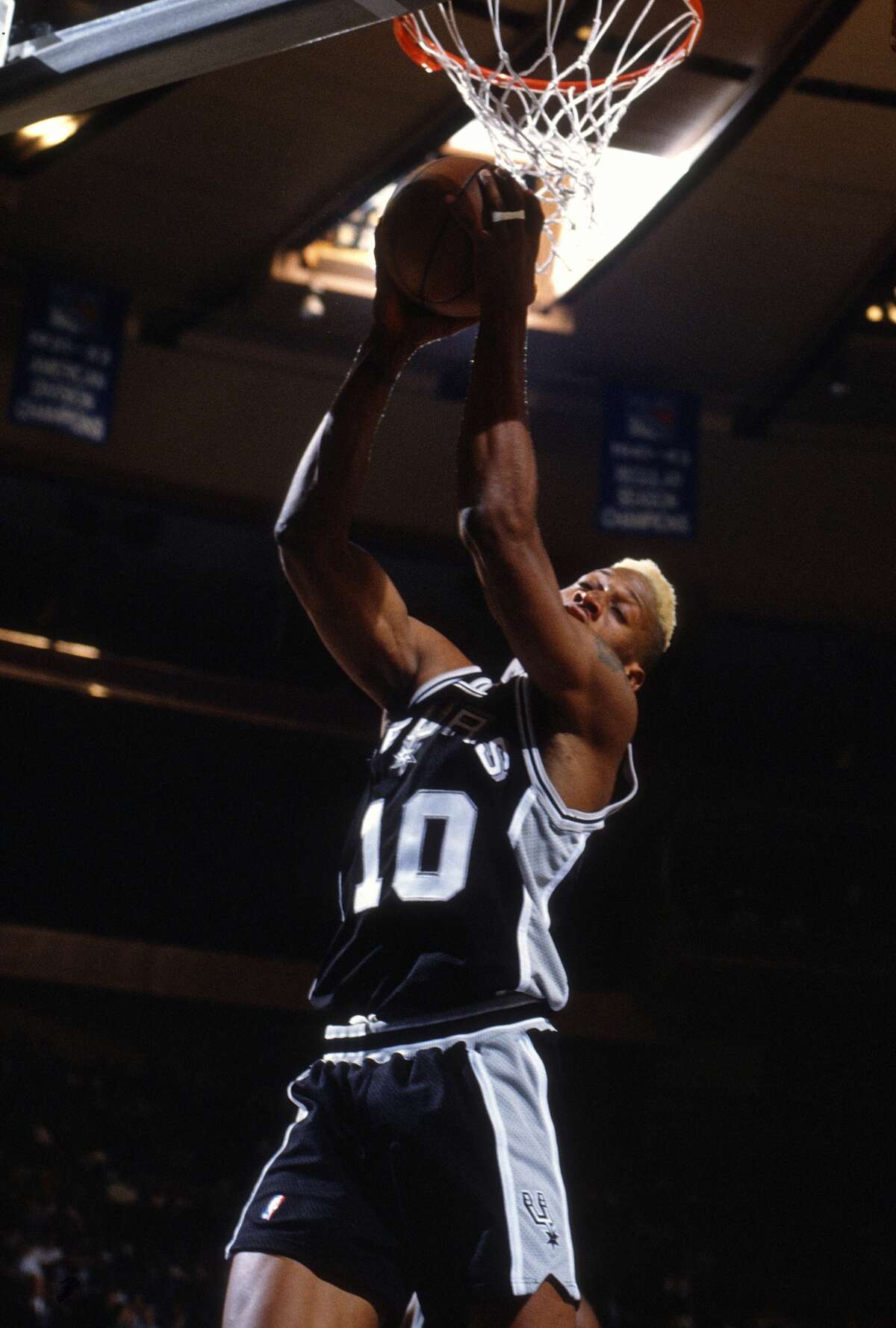Rebounding specialist Dennis Rodman was ranked No. 64 on ESPN's list of the top 100 players in NBA history