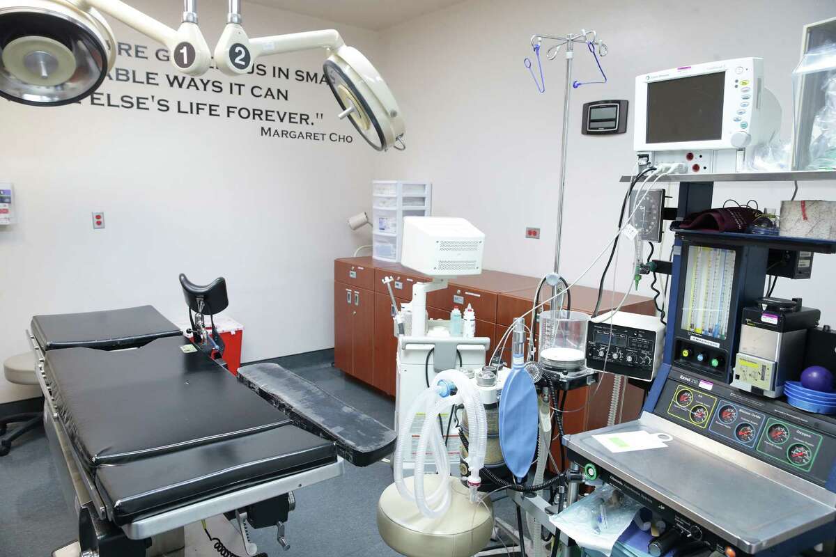 Equipment in a clinical room is shown as the Whole Women's Health of San Antonio hosts a rally to support the abortion clinic on the east side leading up to the March Supreme Court ruling concerning recent abortion clinic rulings on February 9, 2016.