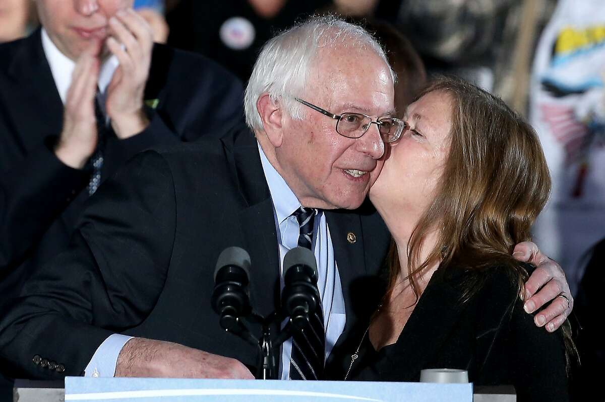 Susan Mott Little bird steals the show at Sanders rally in hip Portland