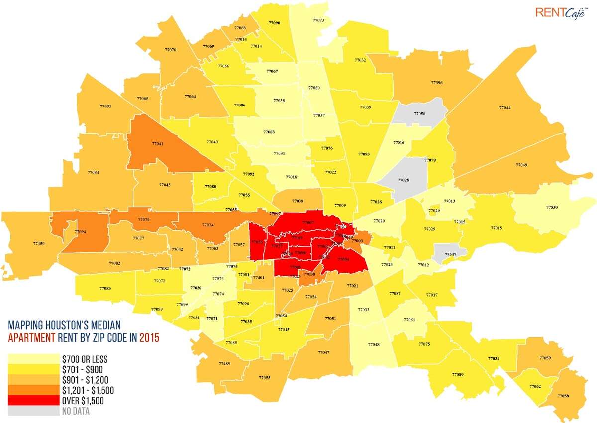 The least & most expensive Houston ZIP codes for renters