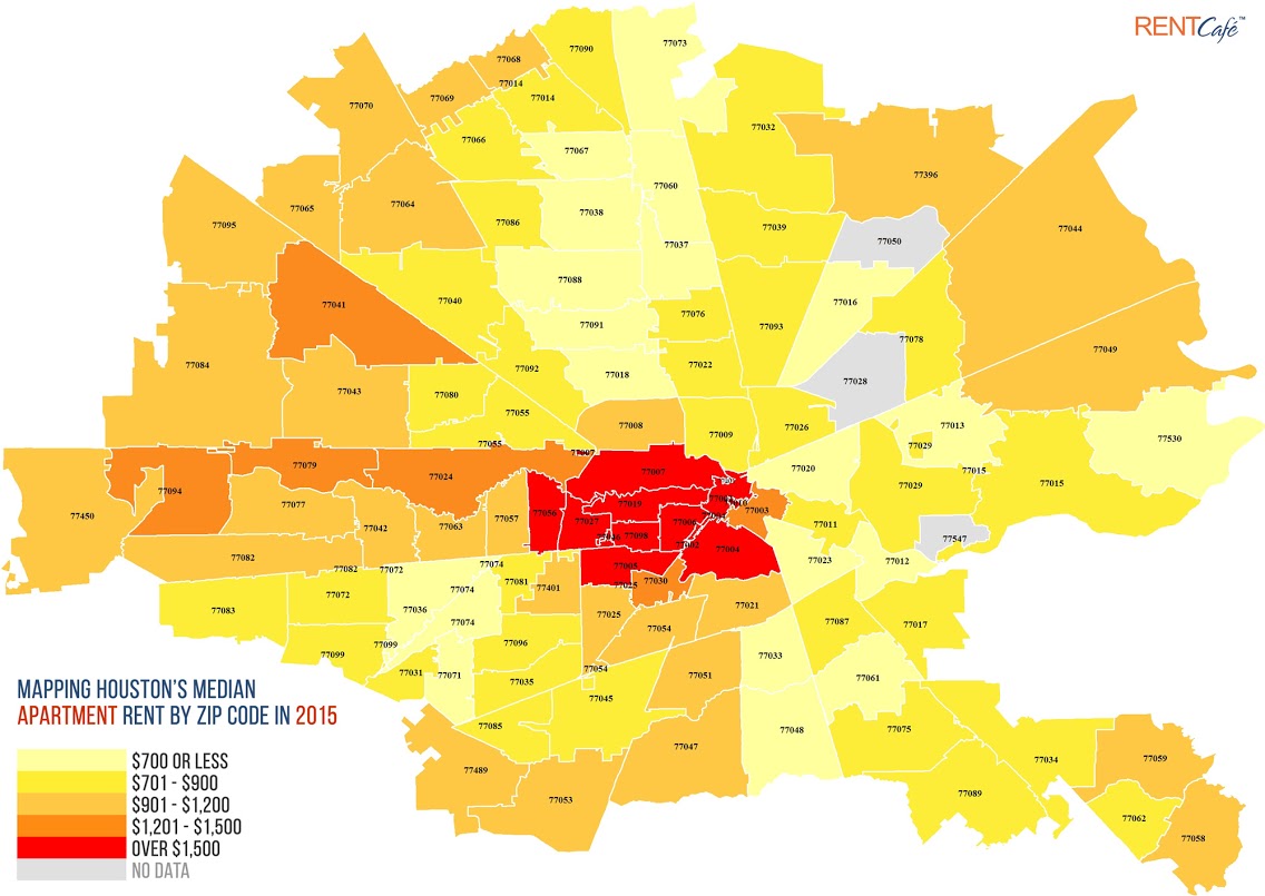 The Least & Most Expensive Houston ZIP Codes For Renters