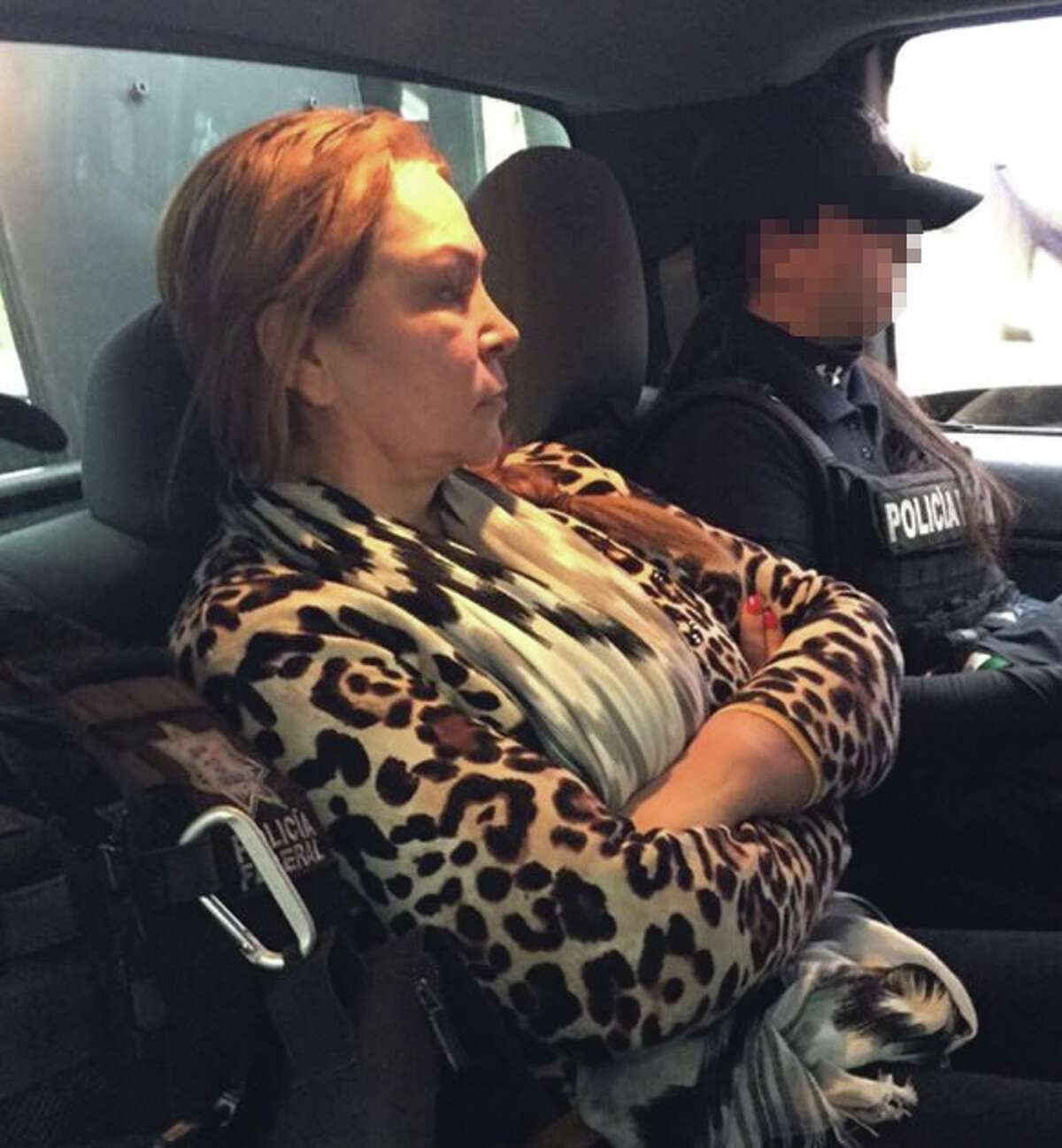 Mexican authorities announced the capture of Guadalupe Fernandez Valencia, 55, on Tuesday. Valenica, also known as "La Patrona," is accused of trafficking drugs and money for the Sinaloa cartel, headed by Joaquín "El Chapo" Guzmán.