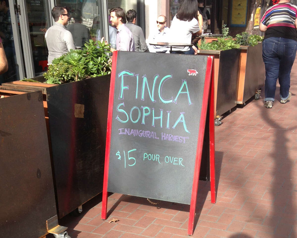 Equator Coffee's Market Street location offers up $15 Finca Sophia. 