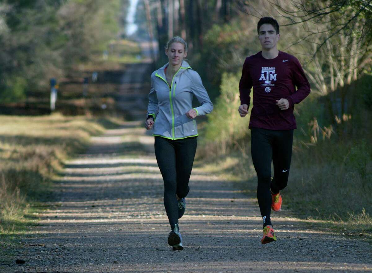 Samantha McClellan, left, and Ryan Miller are two of the elite runners from the area who will be trying to make the U.S. Olympic team Saturday.
