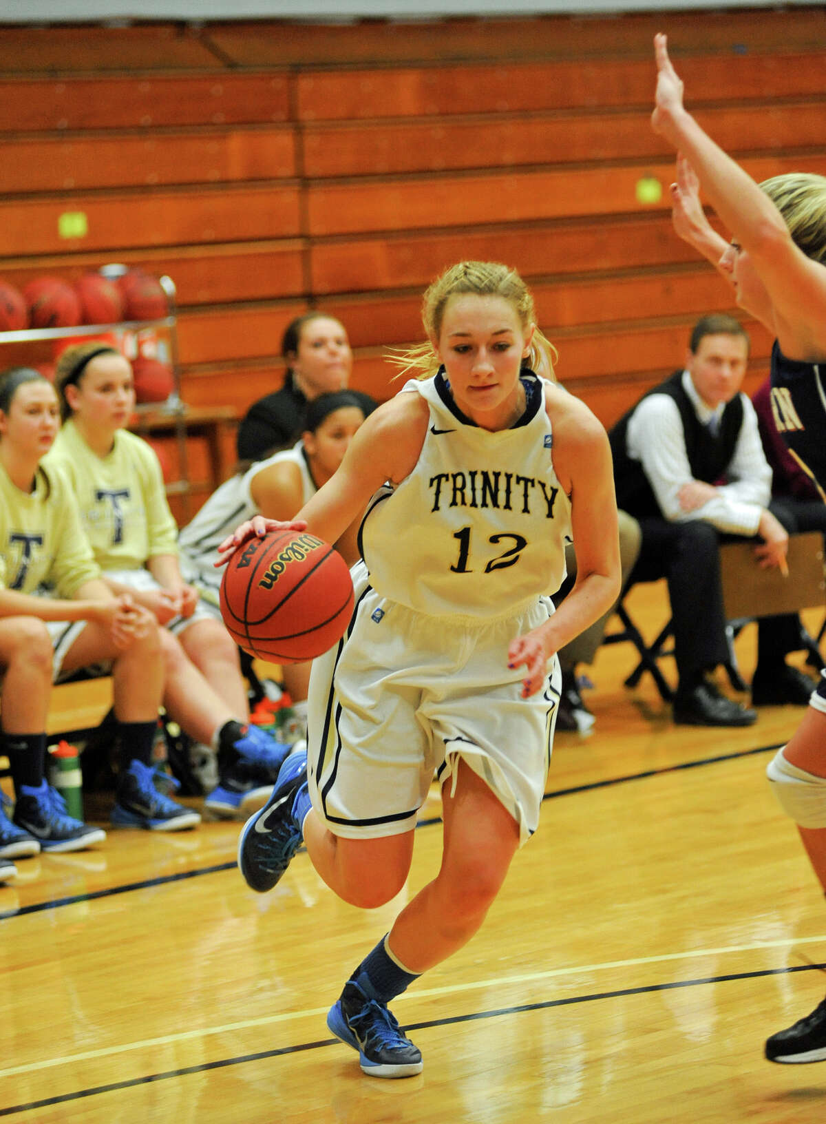 Mackenzie Griffin, a Stamford native, recently scored her 1,000th career point at Trinity College.