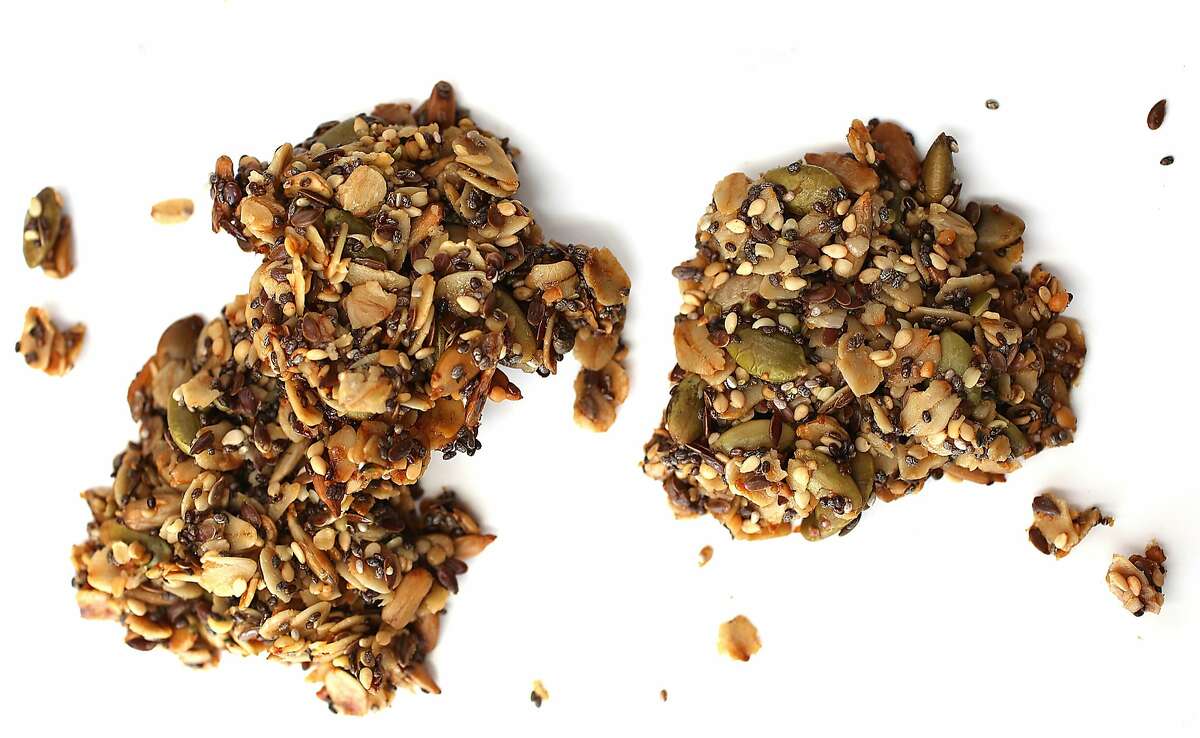 A seed granola/crunch recipe photographed in San Francisco , California, on Thursday, February 11, 2016.