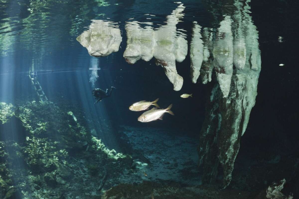 This underwater Mayan temple is otherworldly