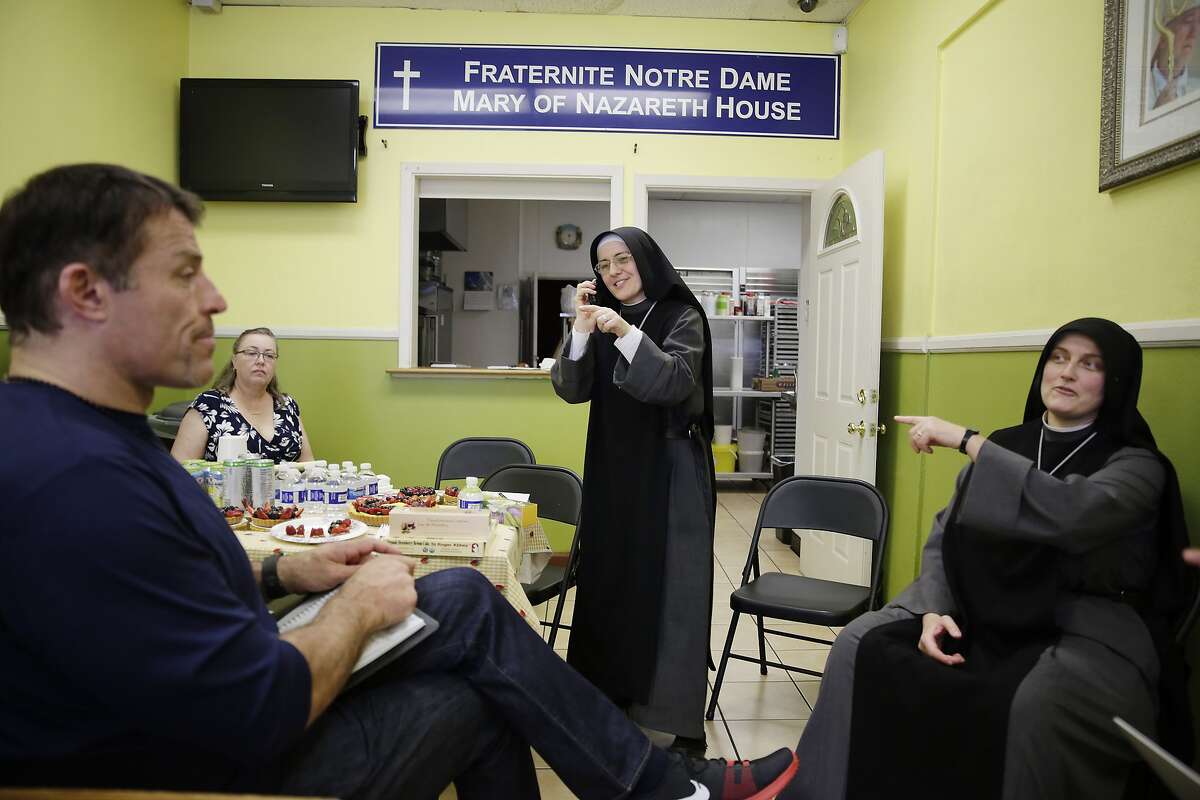 Tony Robbins buys location for SF’s homelesshelping nuns