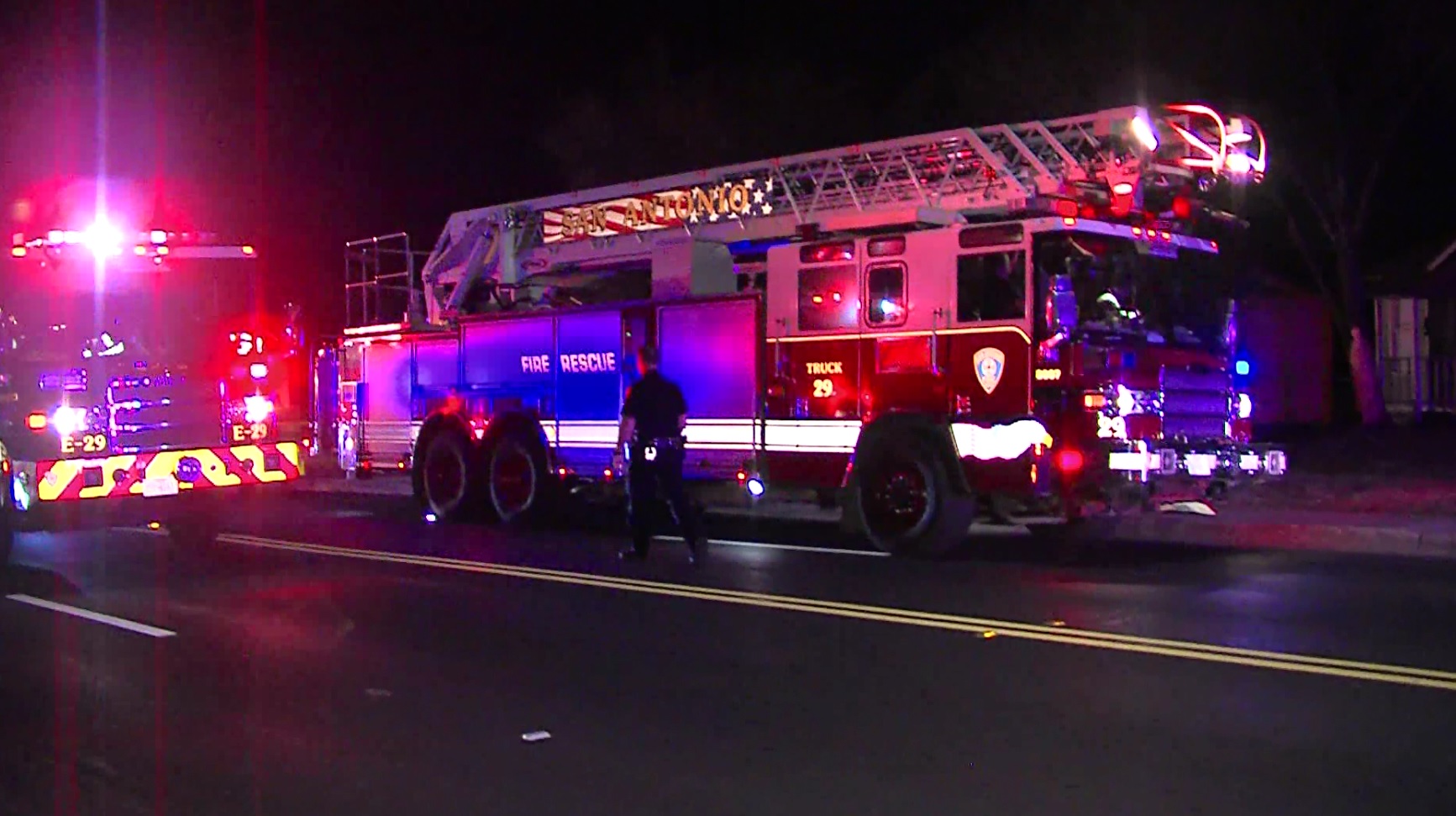 One dead in fiery car crash on San Antonio's Southeast Side