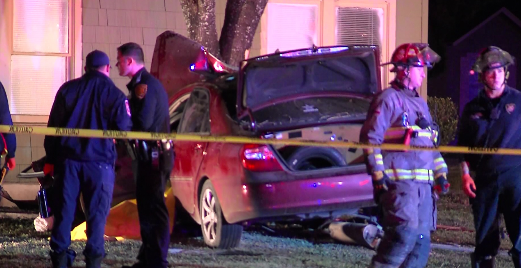 One dead in fiery car crash on San Antonio's Southeast Side