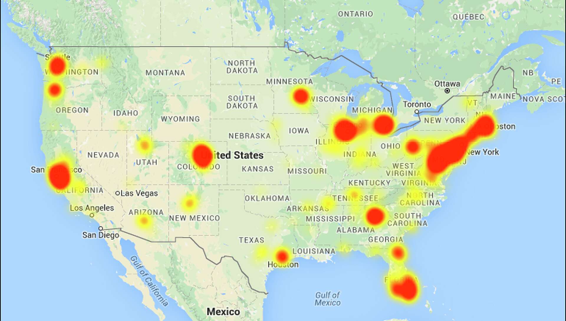 Comcast outage impacts and TV customers across the nation