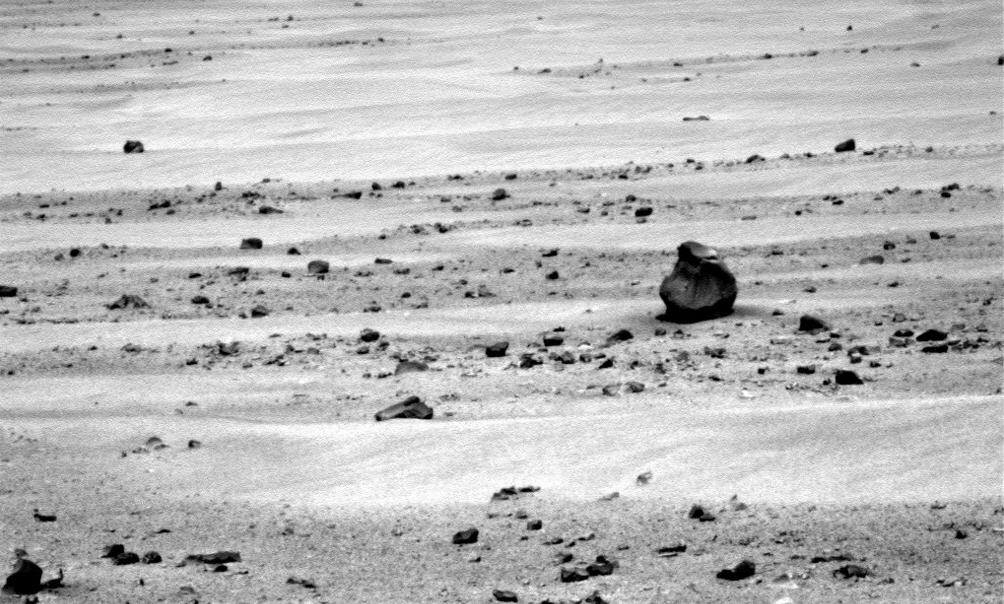 Buffalo-like figure spotted on NASA Mars cam