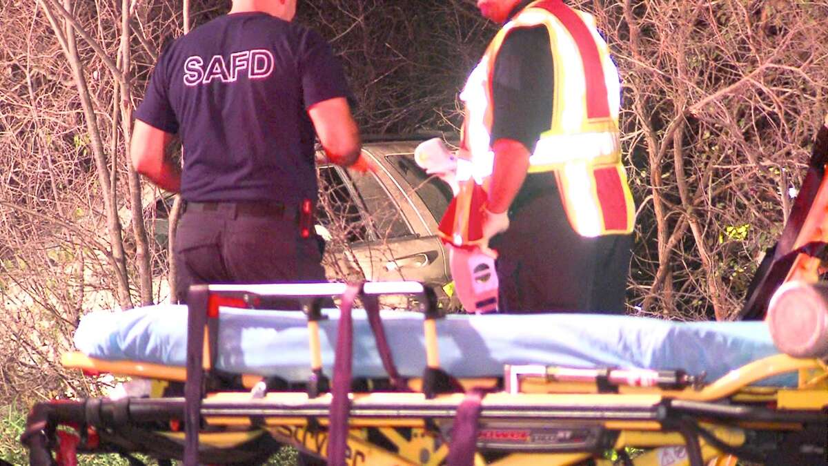 Police say two people were hospitalized following a rollover crash on the Southeast Side Monday night.