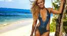 Lindsey Vonn, an Olympic skier, goes under the brush for a body paint swimsuit edition for Sports Illustrated. She joins UFC fighter Ronda Rousey and other models and athletes for the 2016 swimsuit issue.
