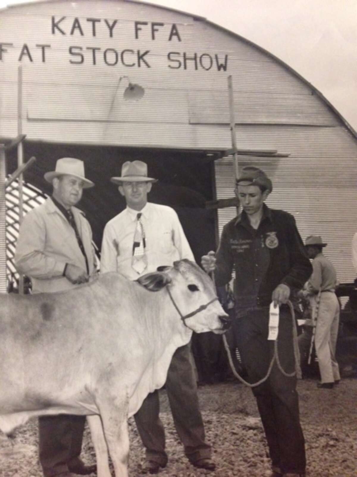 The Katy FFA program in the 1950s included activists such as George Nelson, center. Nelson is the father of Johnny Nelson, who served as the mayor of Katy from 1983-87.