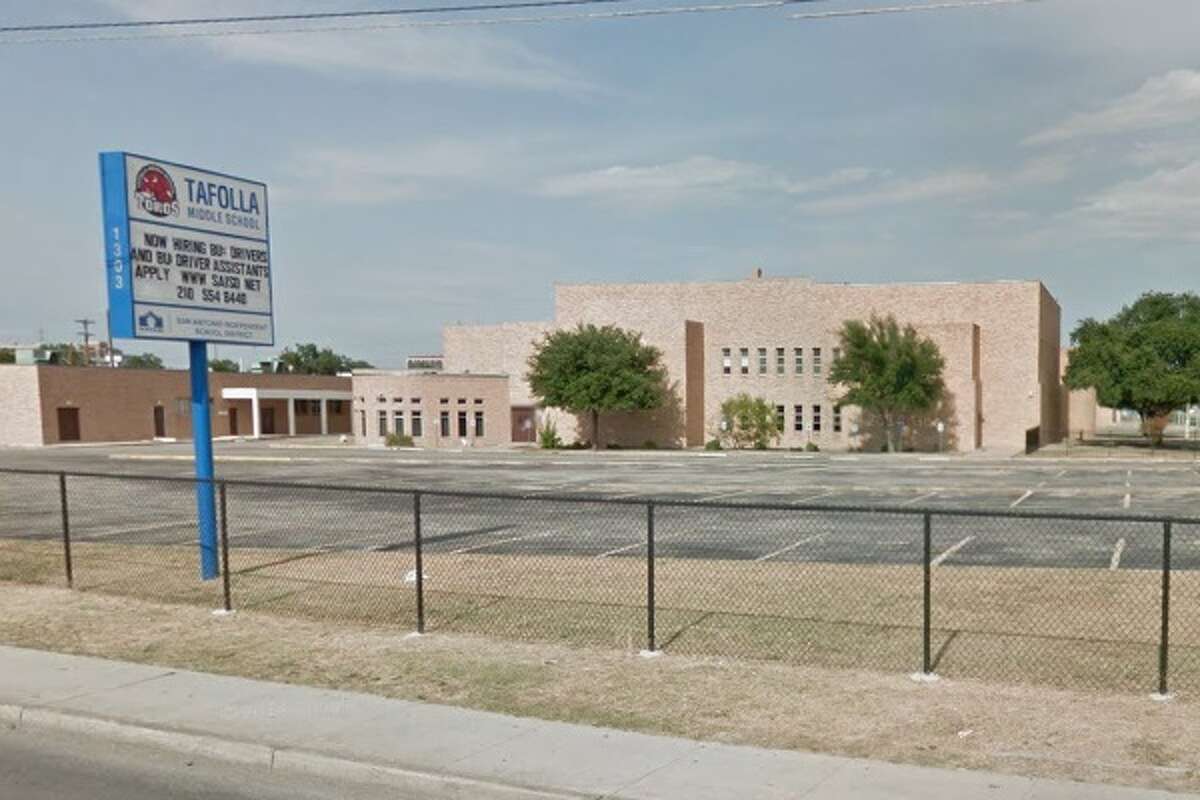 25. Tafolla Middle School, San Antonio Independent School District Out-of-school suspensions: 177