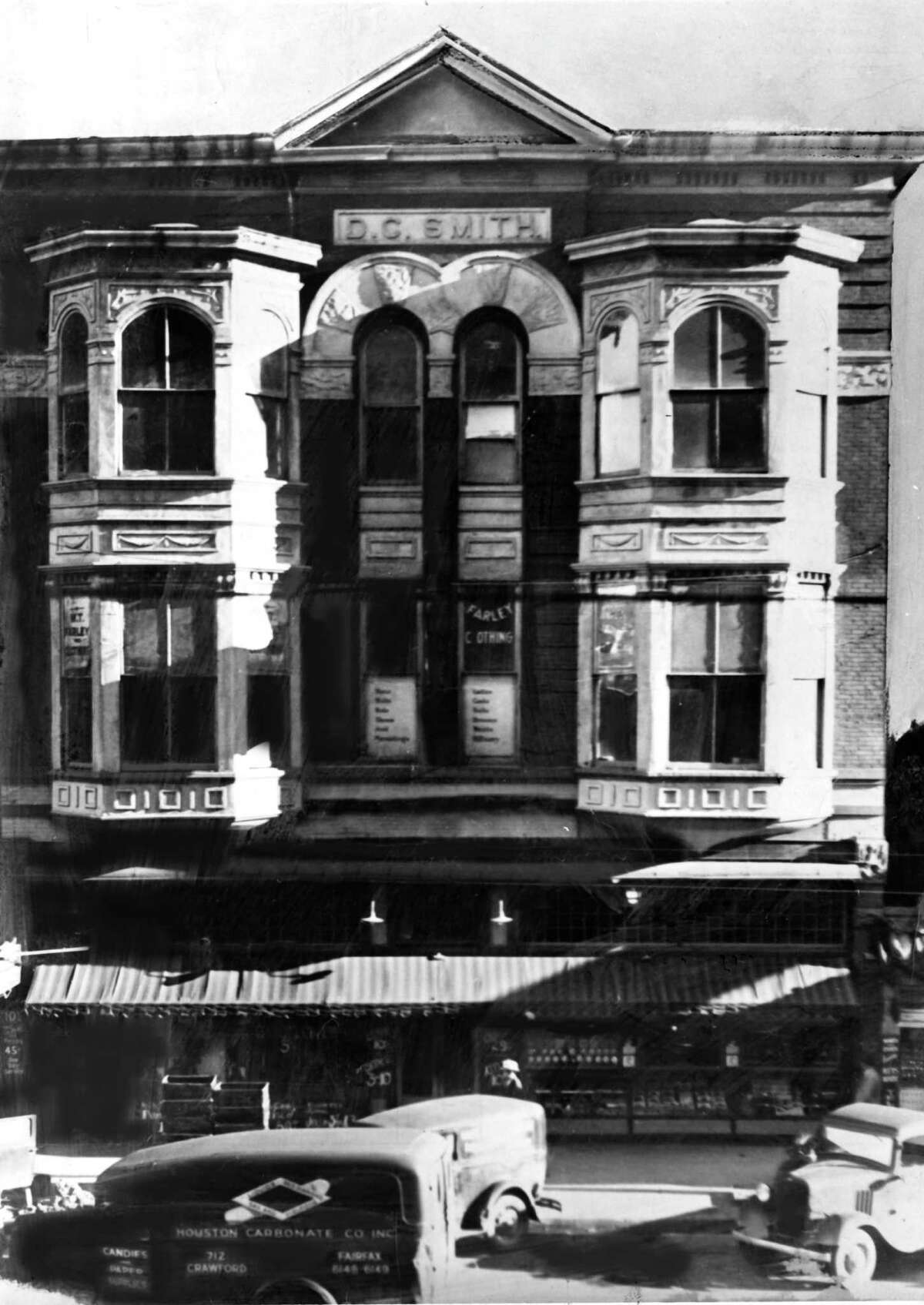 The Chronicle was first published Oct. 14, 1901, in the three-story D.C. Smith Building, at 1009 Texas Ave., between Main and Fannin. The rent was a steep $250 a month, but the paper's founders recovered the cost by subletting two-thirds of the building. After eight years, the growing Chronicle had to move out. In 1936, the building was destroyed by fire. The Binz Building later occupied the site.