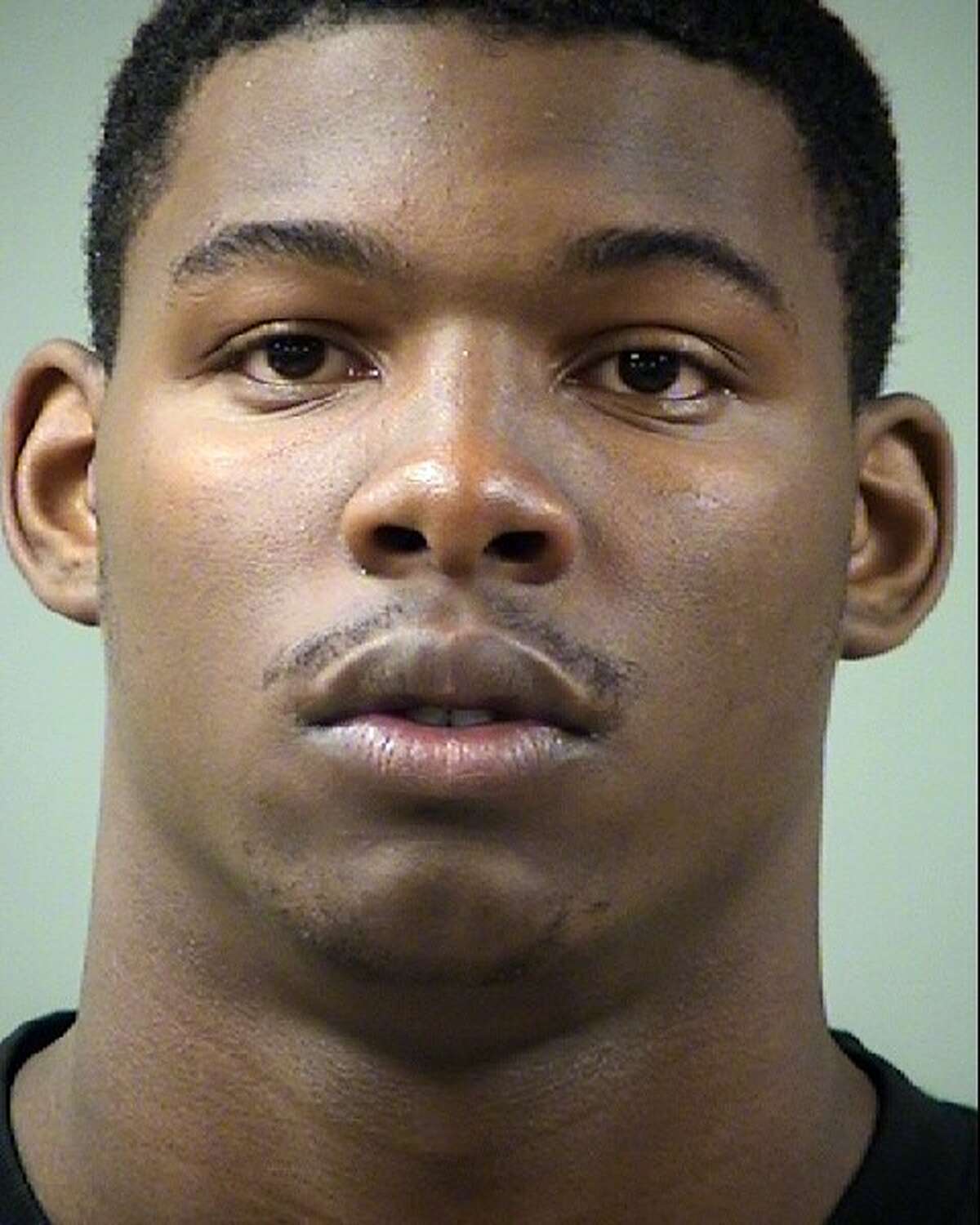 Alton Robinson,a former Judson High School football player and recent Texas A&M Aggies signee, was arrested on robbery charges Tuesday Feb. 16, 2016.
