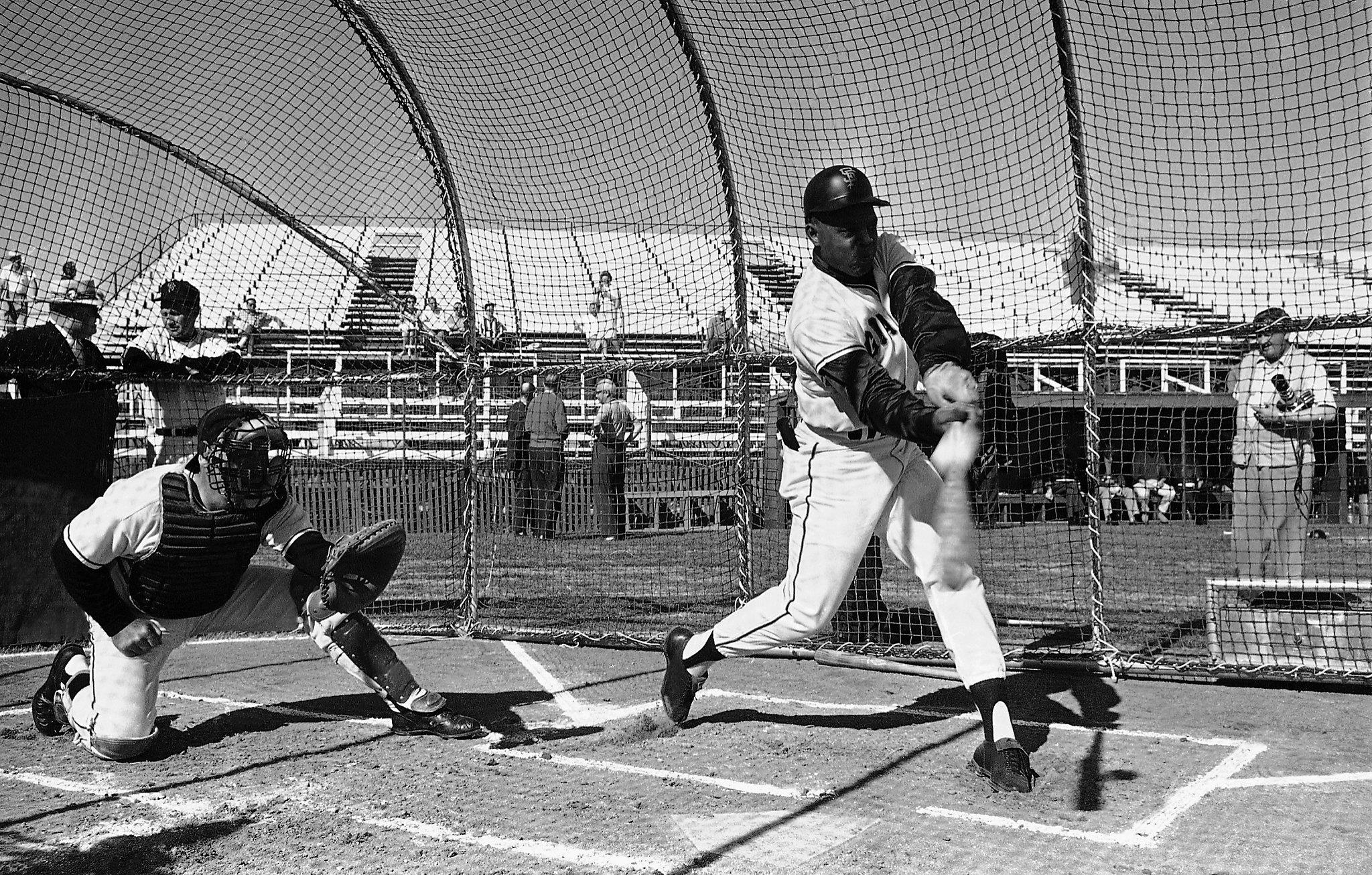 Embargo) Baseball Hall of Famer Willie Mays