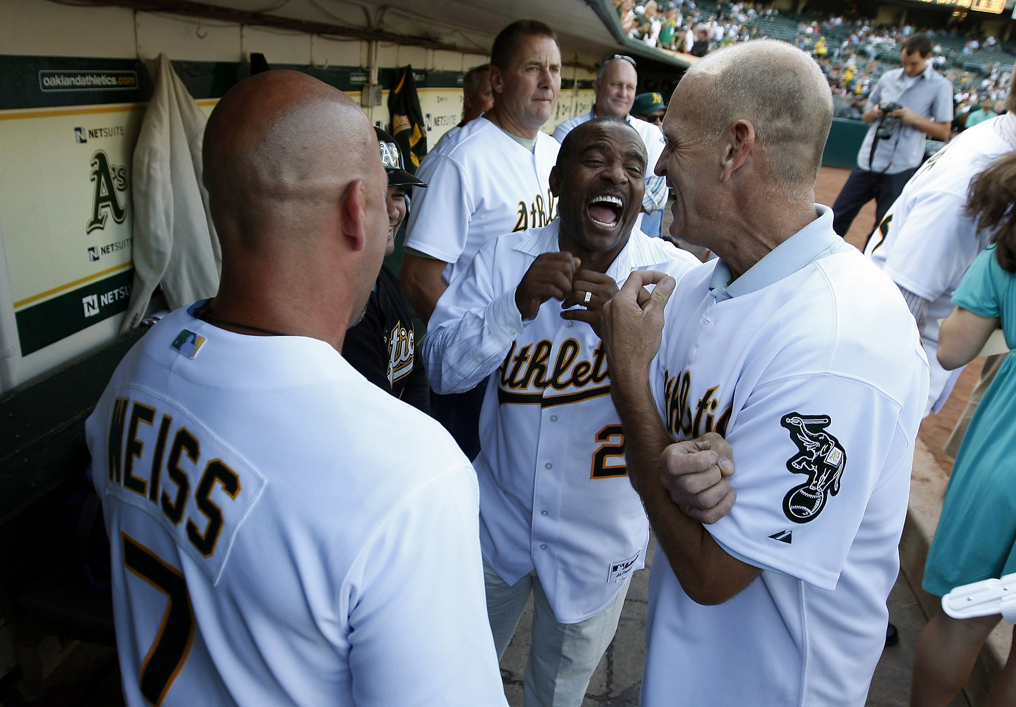 OldTimeHardball on X: 1987 Oakland A's Tony Phillips, Mark