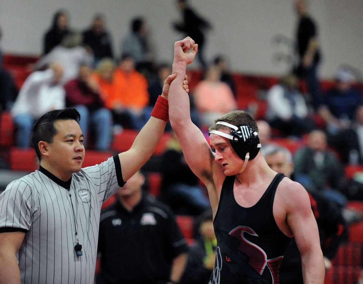 Warde’s Charlie Kane was the winner in the 145 pound division at FCIACs last weekend.