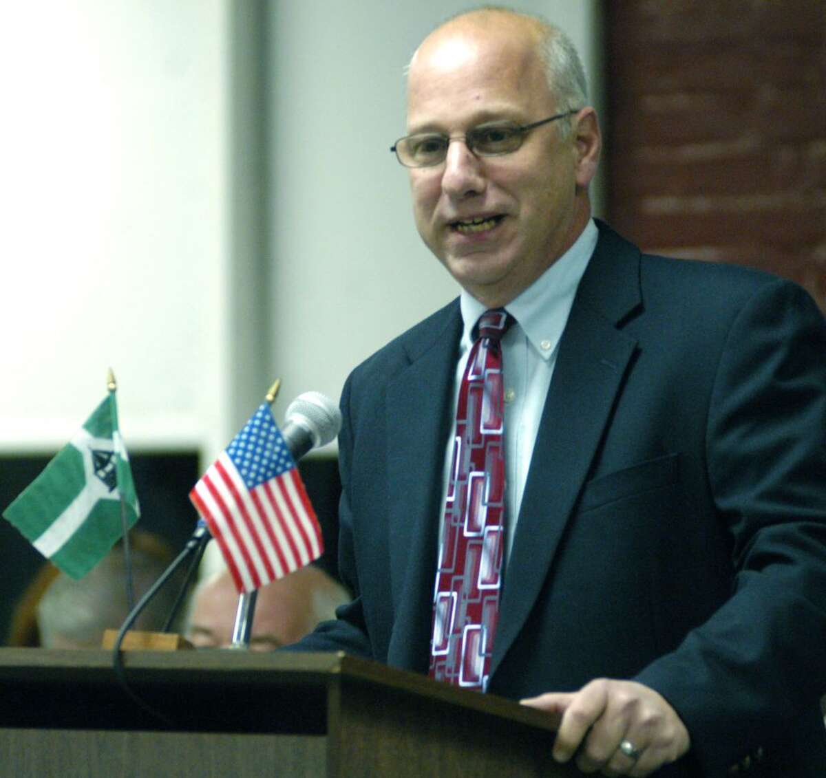State Senator Clark Chapin, R-30th, receives Town Crier Award from COST.