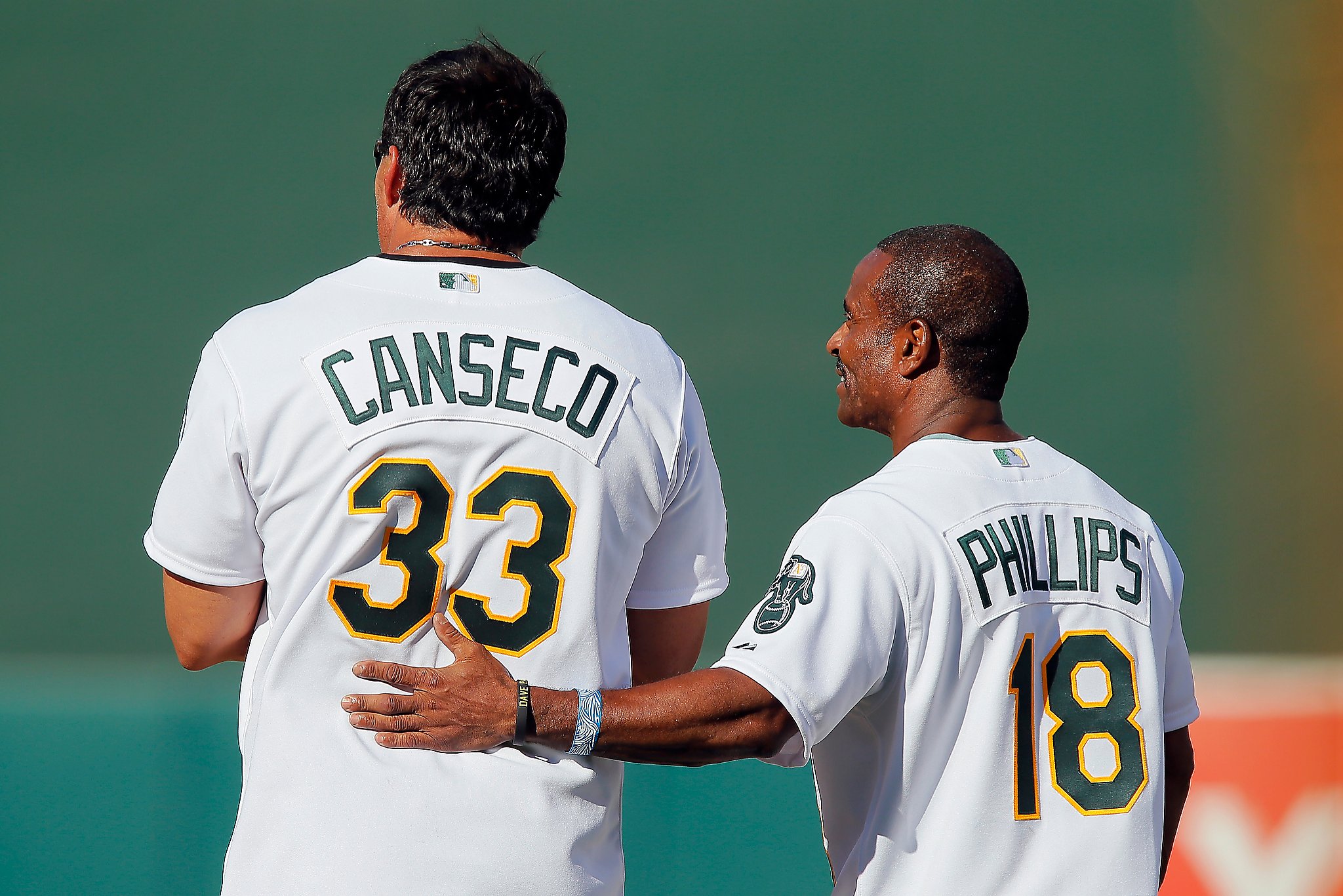 Jose Canseco in his return to the Oakland A's in 1997. The reunion