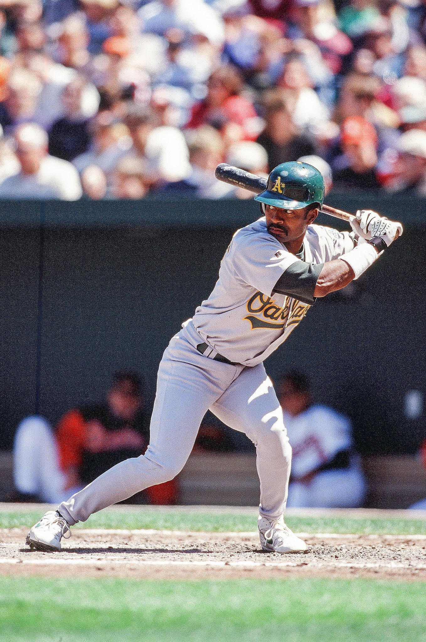 Jose Canseco in his return to the Oakland A's in 1997. The reunion