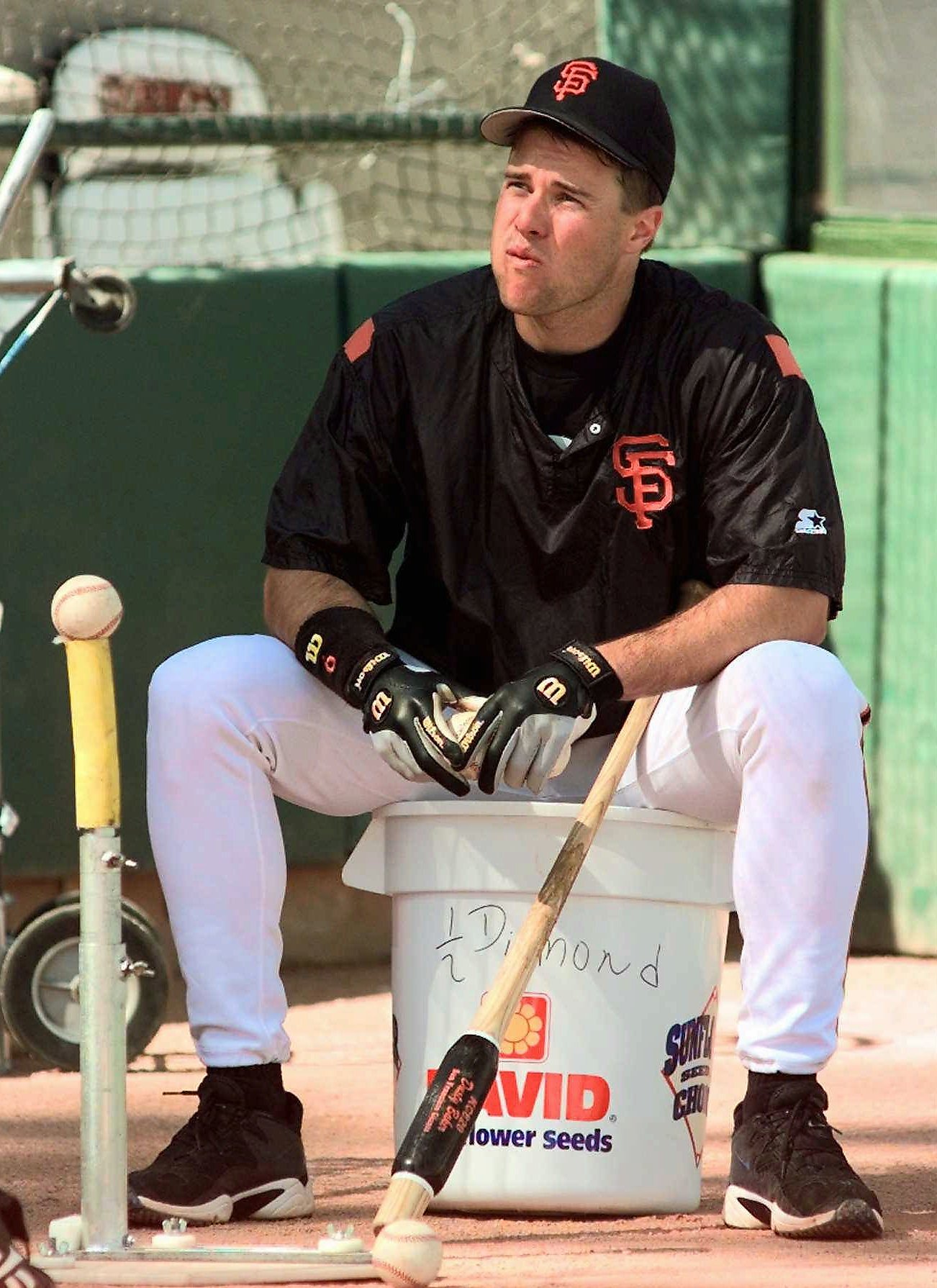 Marvin Benard of the San Francisco Giants before a 1999 Major