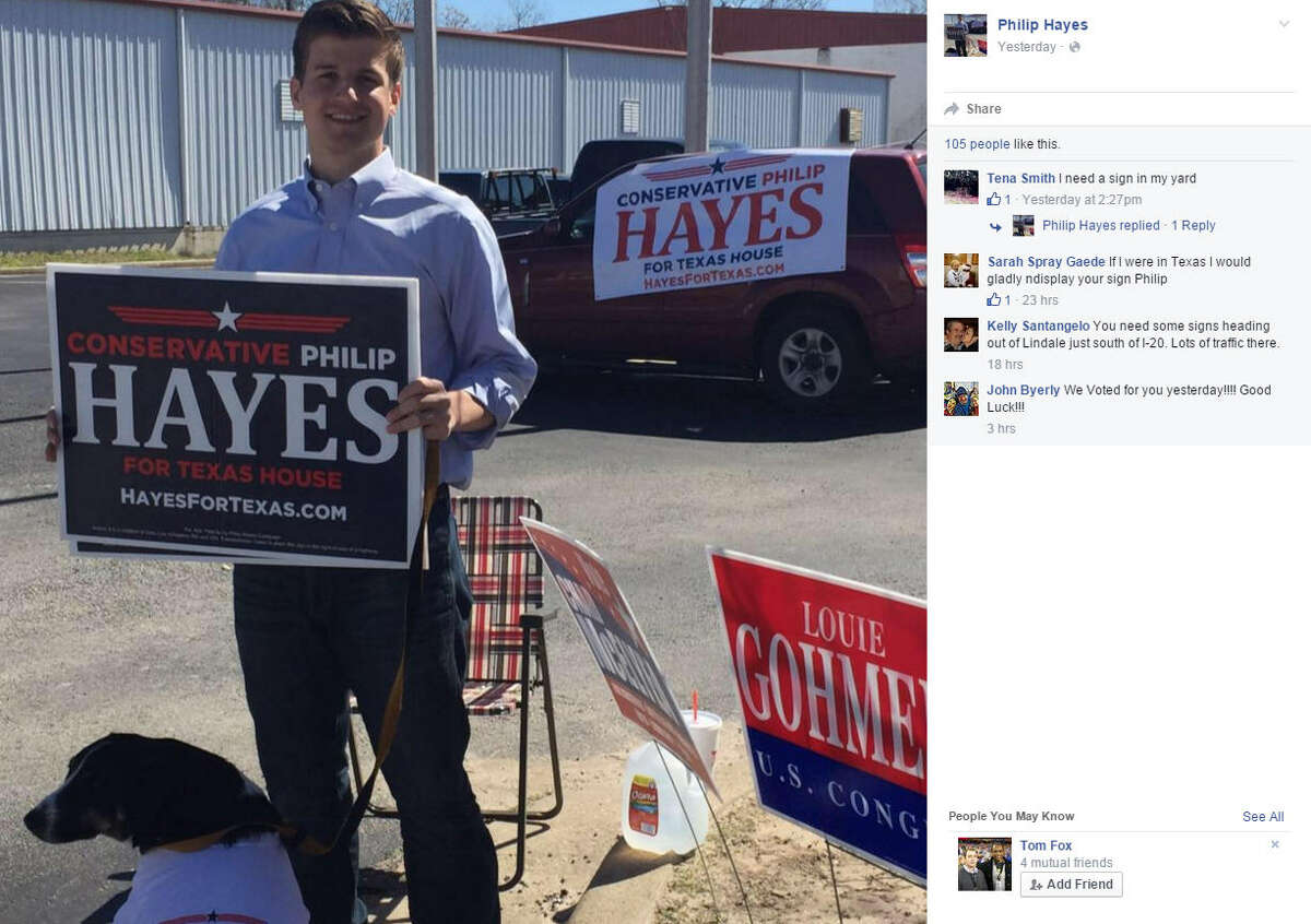 Philip Hayes suspended his campaign for Texas House District 5 on Friday after the Tyler Morning Telegraph found he did not graduate from Southern Methodist University. Via Philip Hayes Facebook