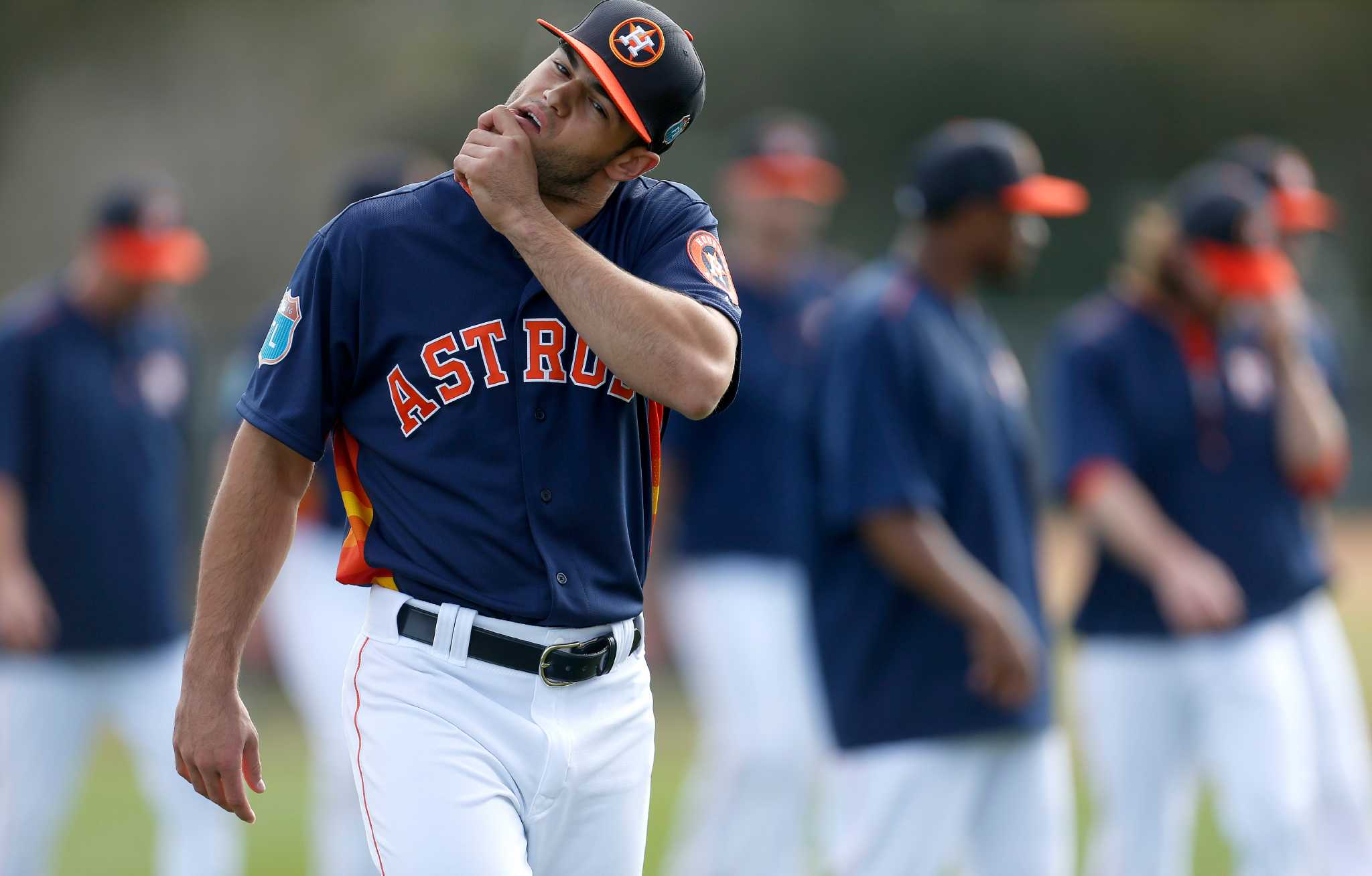 Houston Astros: The Beardless Evan Gattis Might Practice Catching