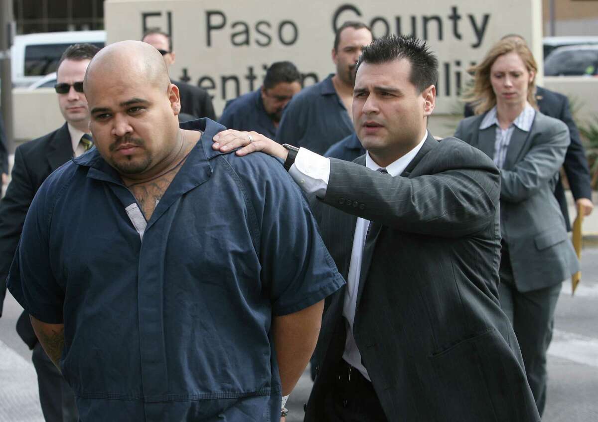 PHOTOS: Things to know about the return of Barrio Azteca as a major threat  FBI Agents walk five members of the gang Barrio Azteca from the El Paso County Jail on Friday, Jan. 11, 2008, to the U.S. Federal Courthouse in El Paso, Texas. The group dropped off as a top gang threat in Texas around 2015 but has since made a resurgence. It has strengthened ties with Mexican drug cartels and expanded its areas of operation, according to a 2018 DPS gang threat assessment.  >>> Five things to know about the gang 