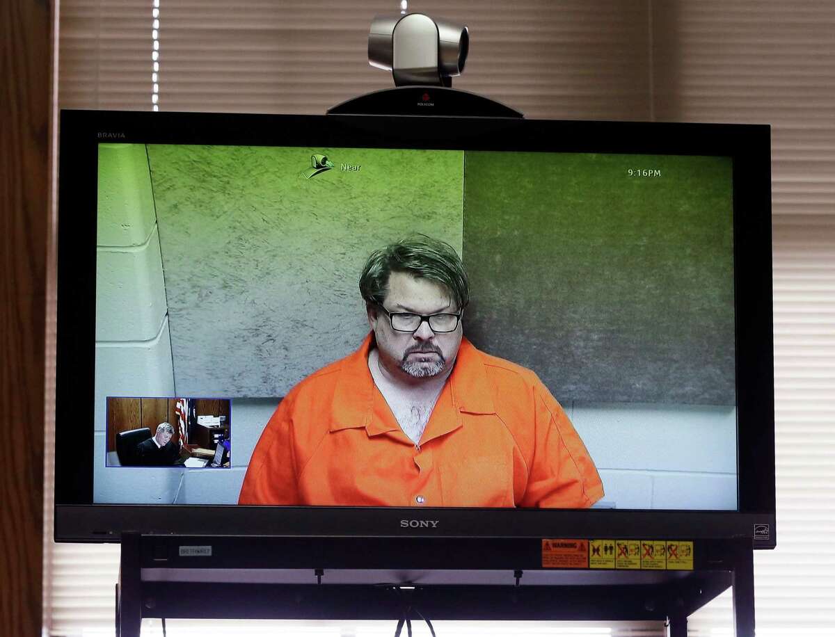 Uber driver Jason Dalton, of ﻿Kalamazoo Township, Mich., is arraigned Monday via video. Dalton is charged with multiple counts of murder in a series of random shootings in western Michigan. ﻿