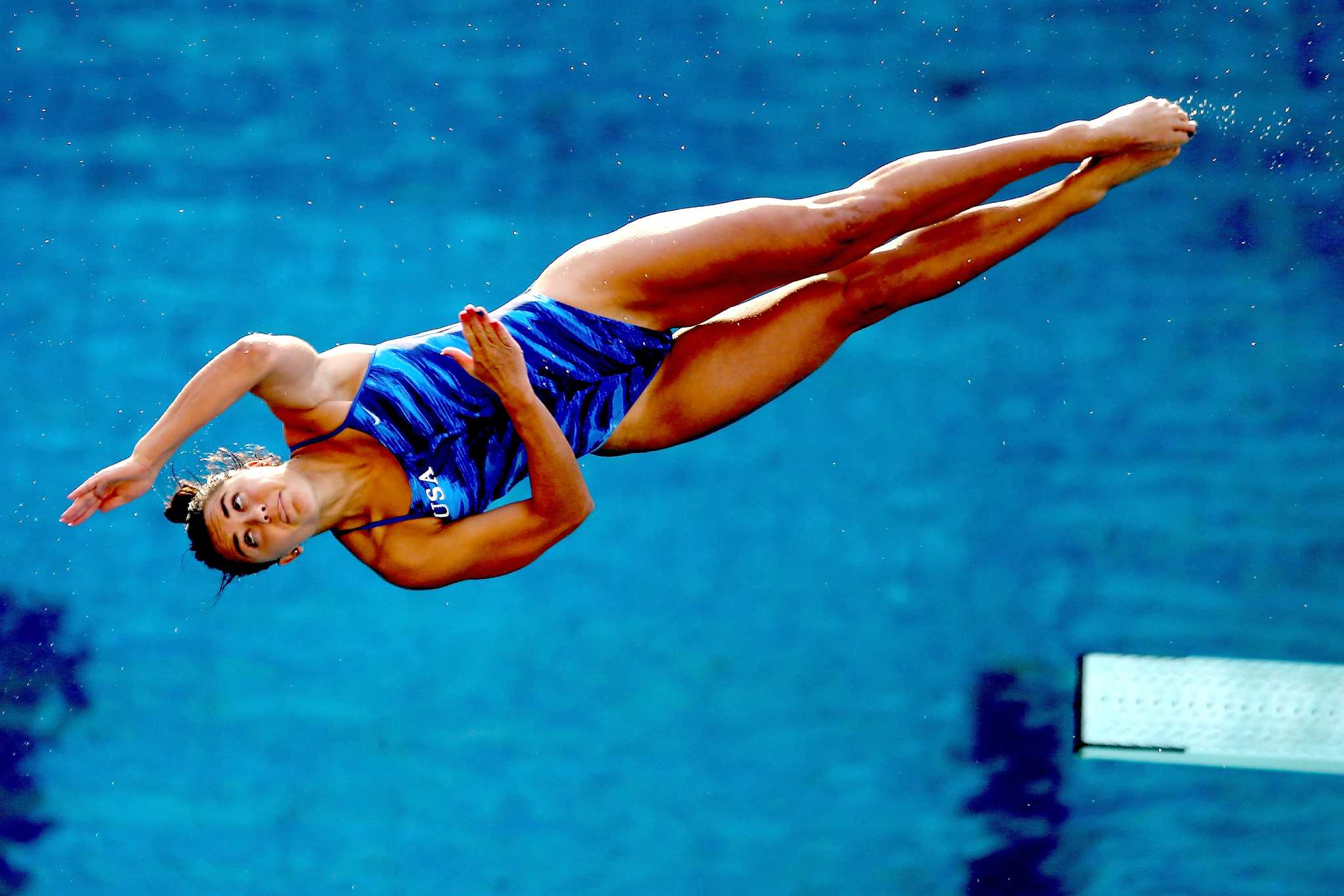 Around Sports: The Woodlands' Kassidy Cook leads at U.S. Olympic divin...