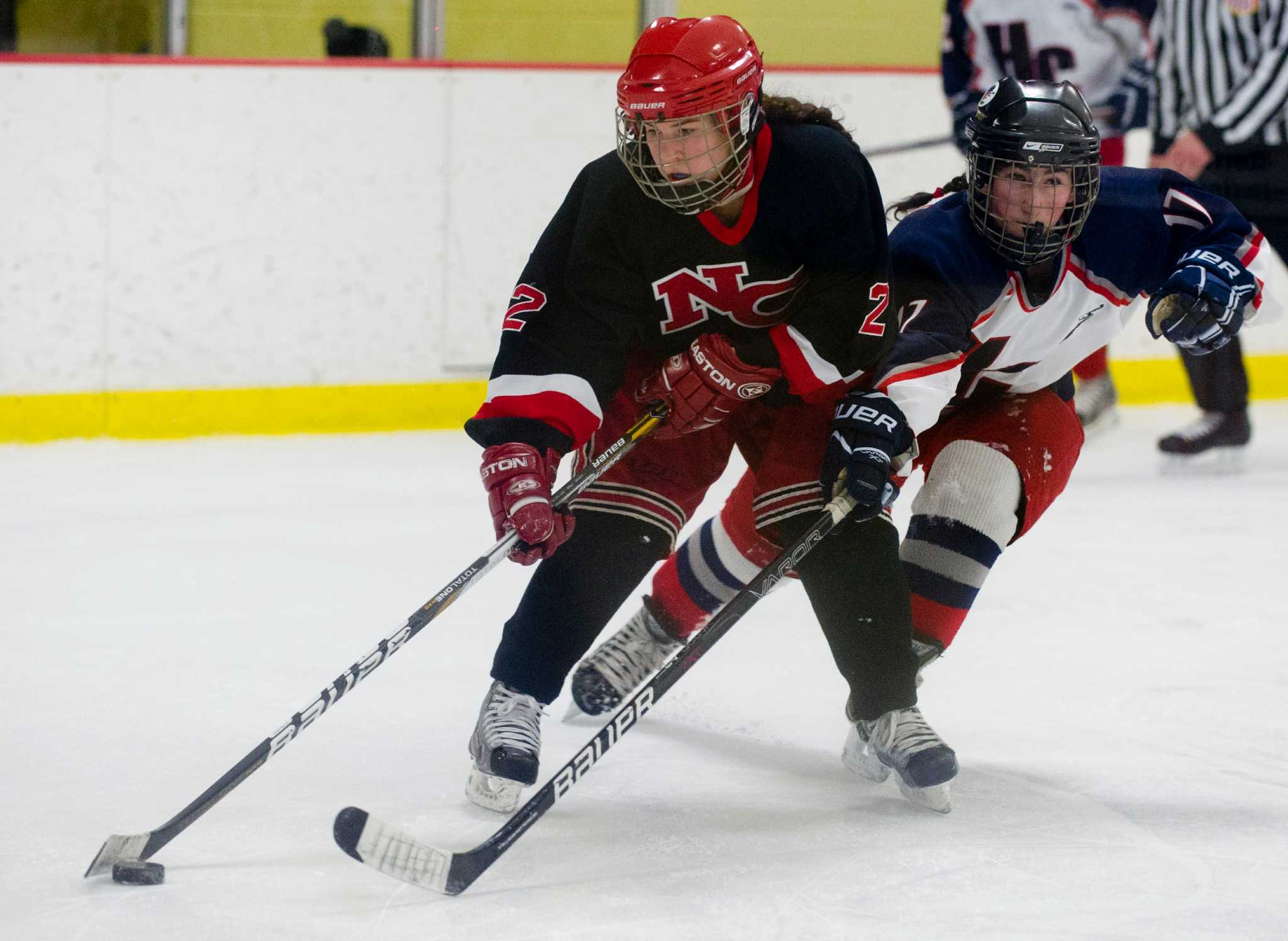 New Canaan wins state girls hockey championship