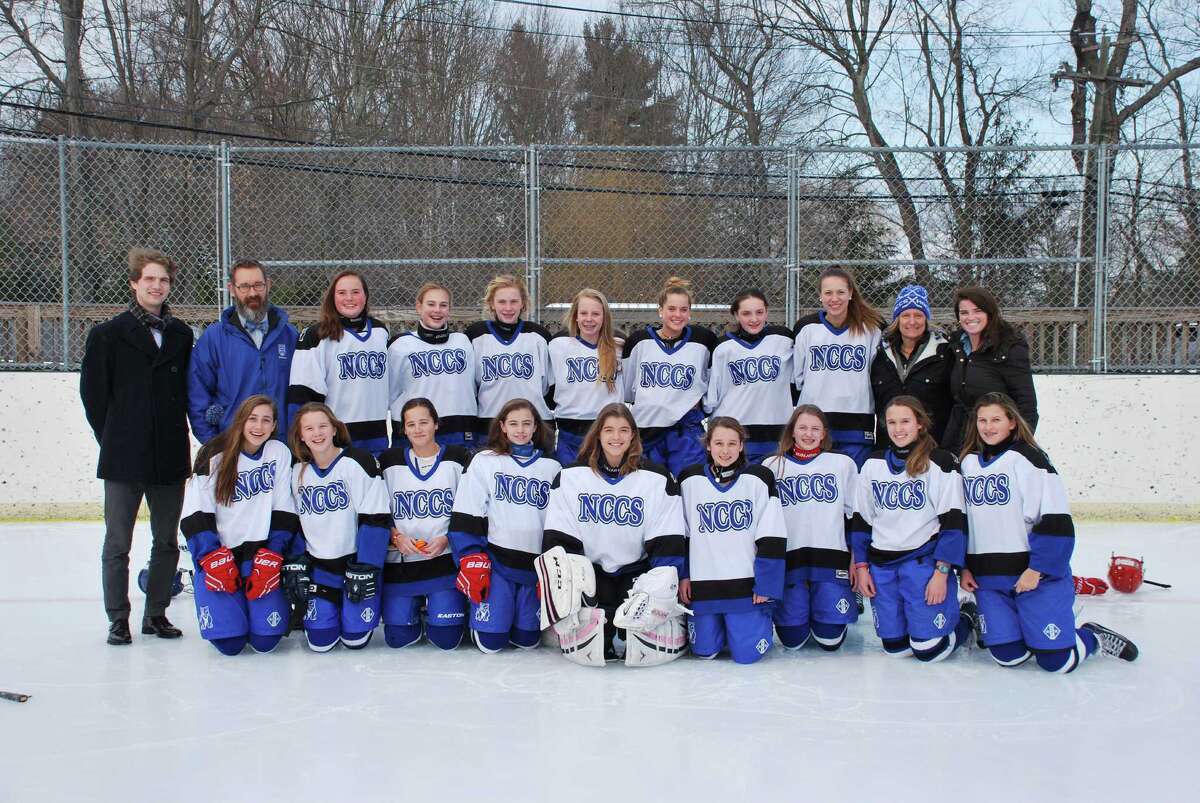 NCCS girls hockey places third at invitational