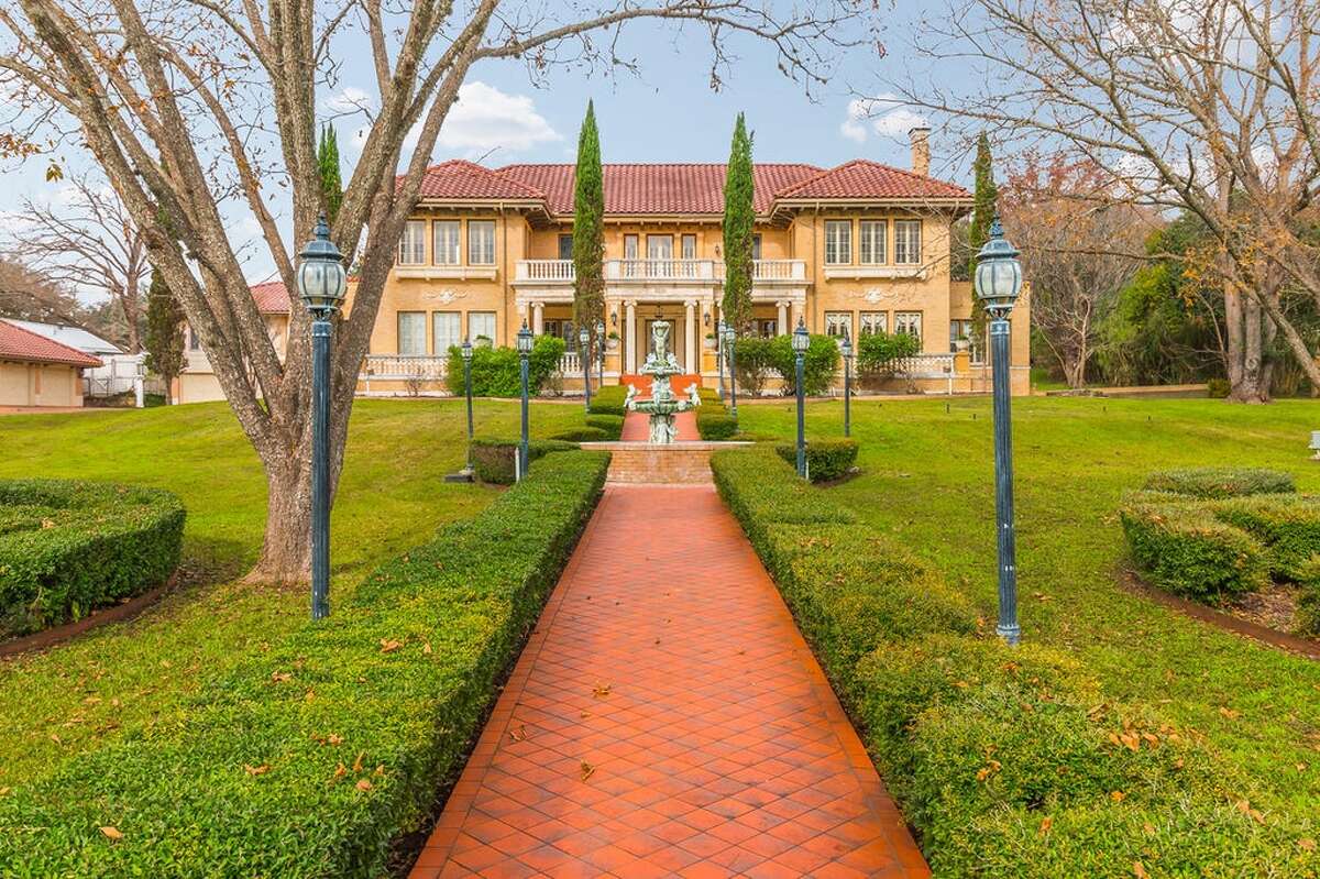 Located on the highly sought after Belvin Street Historic District in San Marcos, this estate includes a 6,896-square-foot home, a three-car garage and renaissance revival architecture. It was built by renowned architect Altee B. Ayers, who also built the McNay Art Museum.