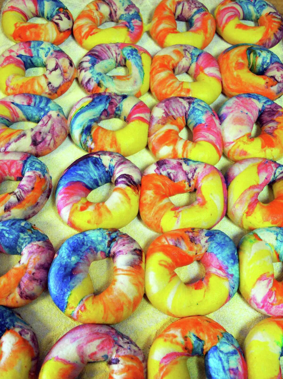 Requests for multihued bagels sparked creativity in Clifton Park shop