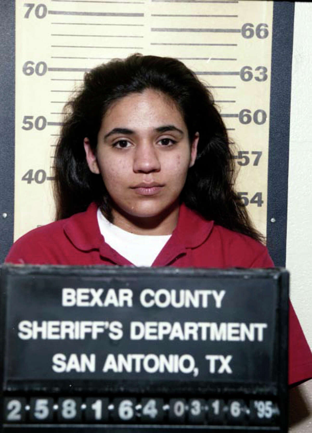 Photo of Cassandra Rivera. .....Elizabeth Ramirez, her roommate Kristie Mayhugh, and their two friends, Anna Vasquez and Cassandra Rivera, were accused in Sept. 1994 of sexually assaulting Elizabeth's two nieces, , when the two girls visited Elizabeth's apartment at the end of July that same year. The four women were arrested after a grand jury indicted them 3/15/95 on two counts each of aggravated sexual assault of a child and two counts of indecency with a child.