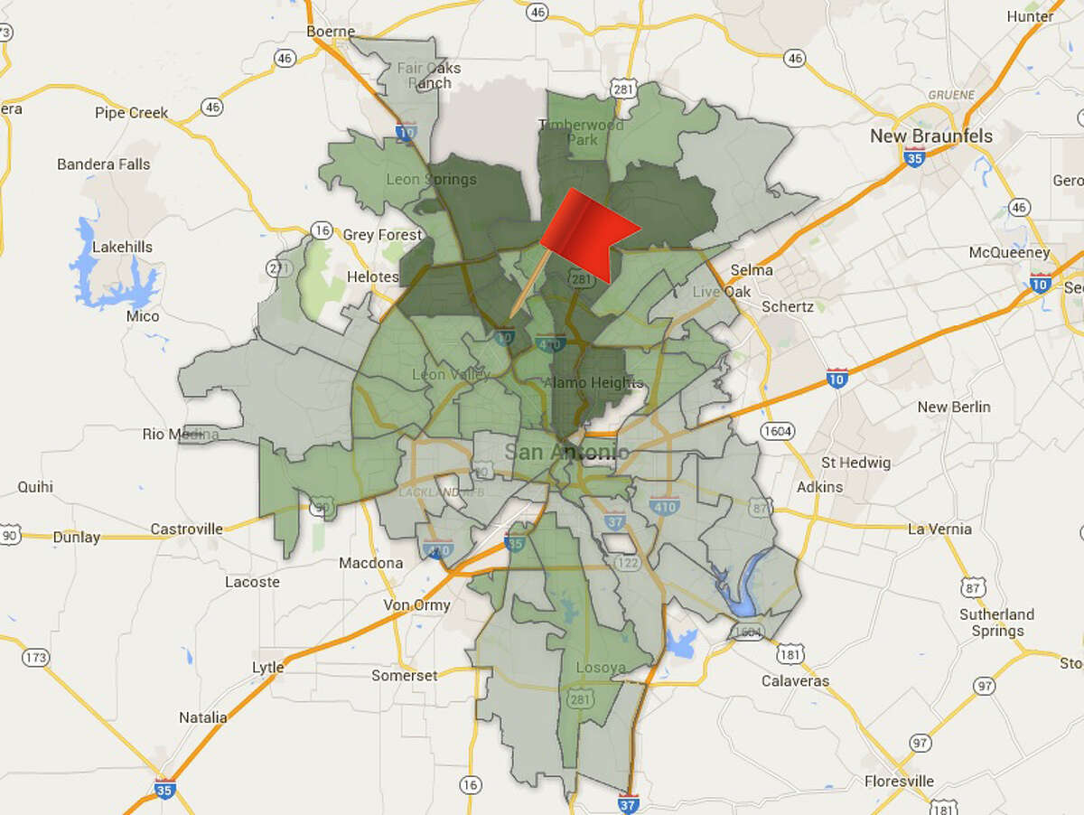 30 San Antonio ZIP codes that gave the most dollars to politicians ...