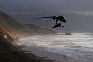 Surfing above the clouds: Hang gliding at Fort Funston