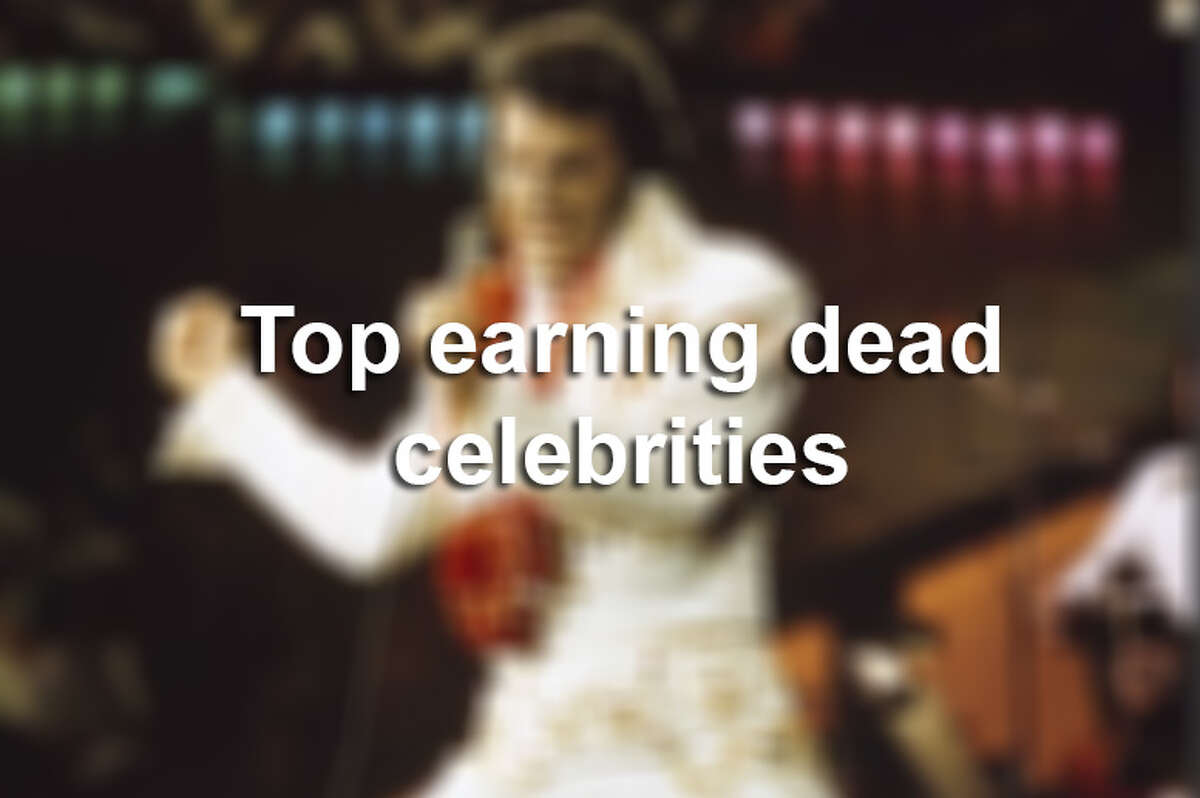 Top earning dead celebrities according to Forbes.