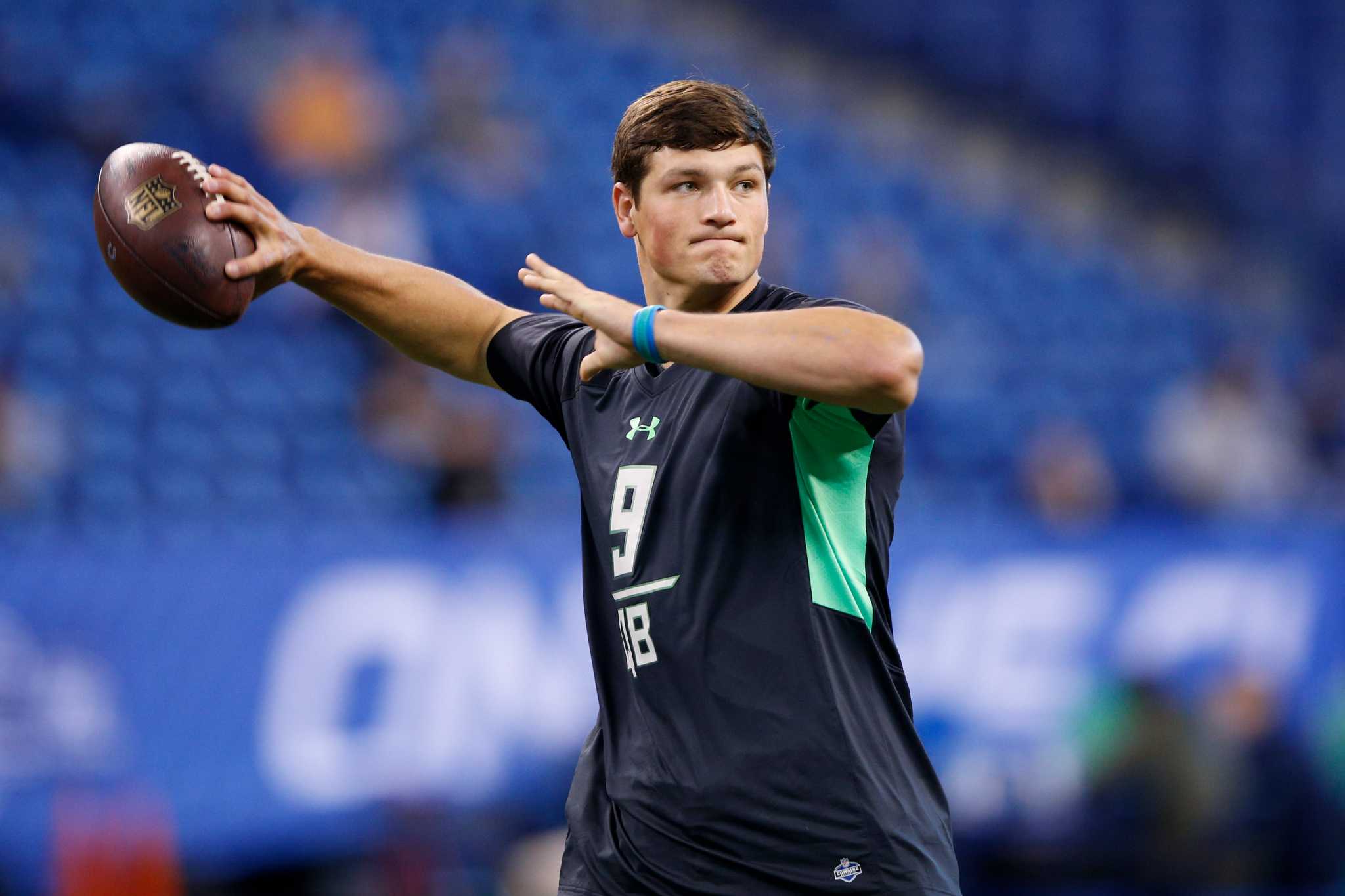 Penn State QB Christian Hackenberg has accuracy issues at combine