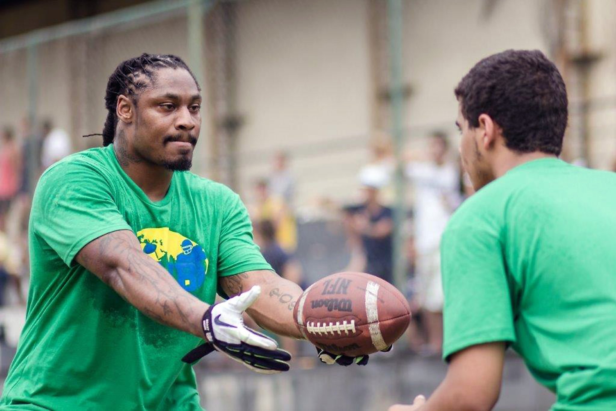 Marshawn Lynch Hosting Star-Studded Block Party To Celebrate