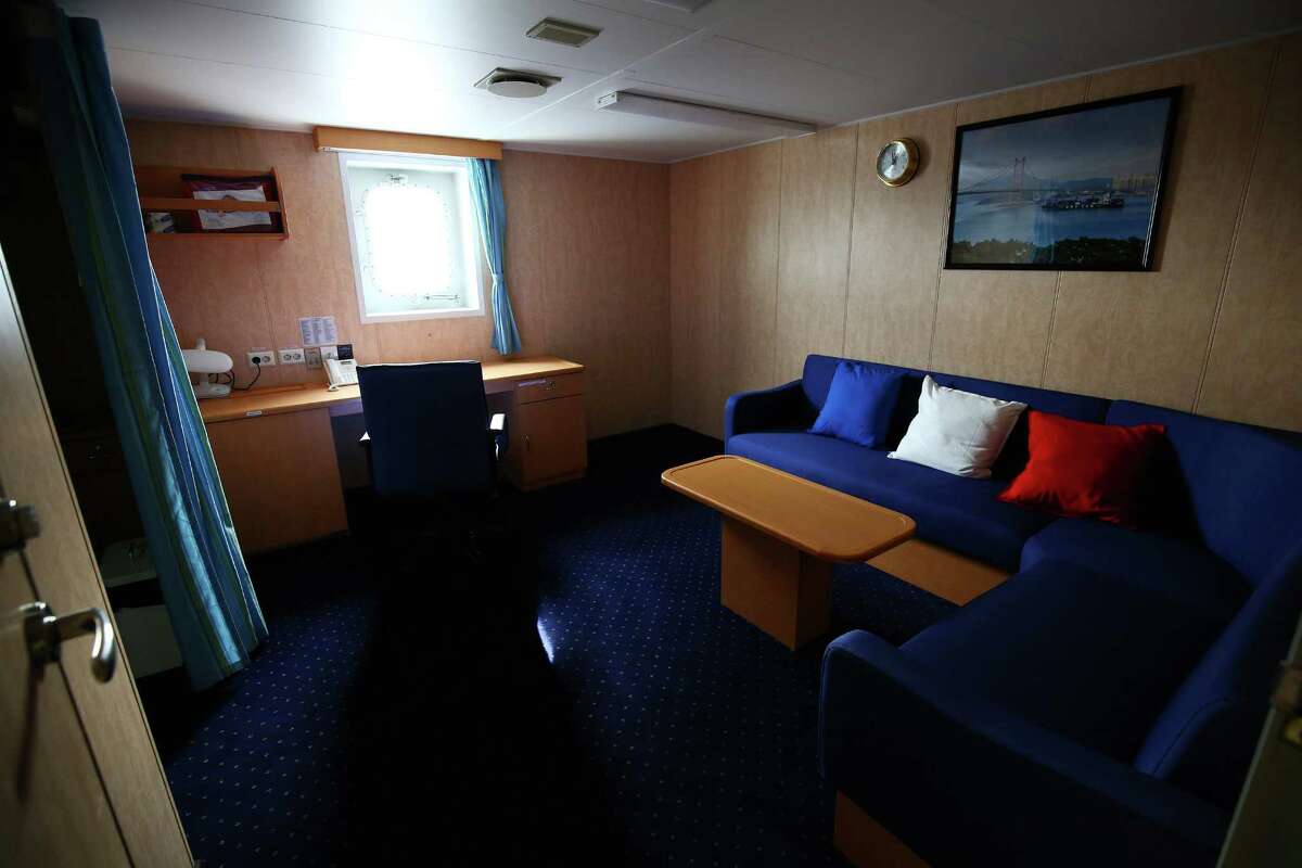 See inside the Benjamin Franklin, world's largest container ship