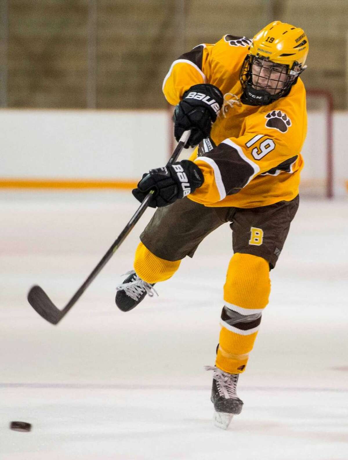 Brunswick School senior defenseman Max Fuld was recently named to the All-New England Hockey Team.