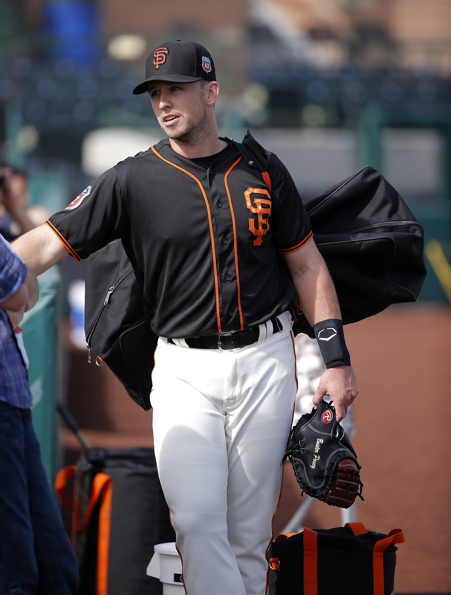 Buster Posey adorably tests the limits of his acting ability in