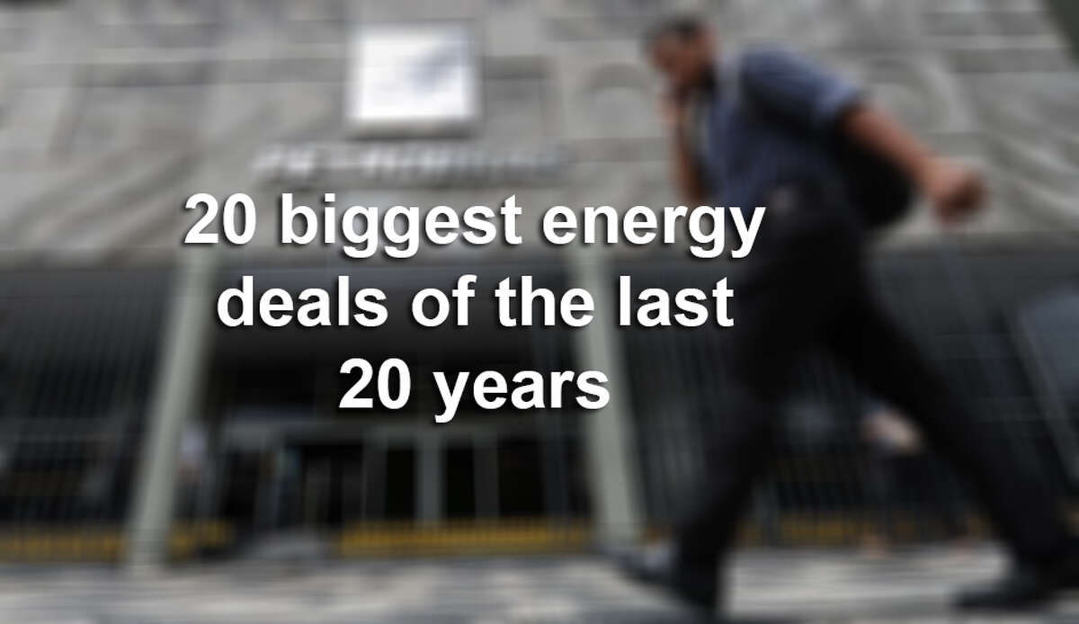Click ahead to learn about the 20 biggest energy deals over the last 20 years.