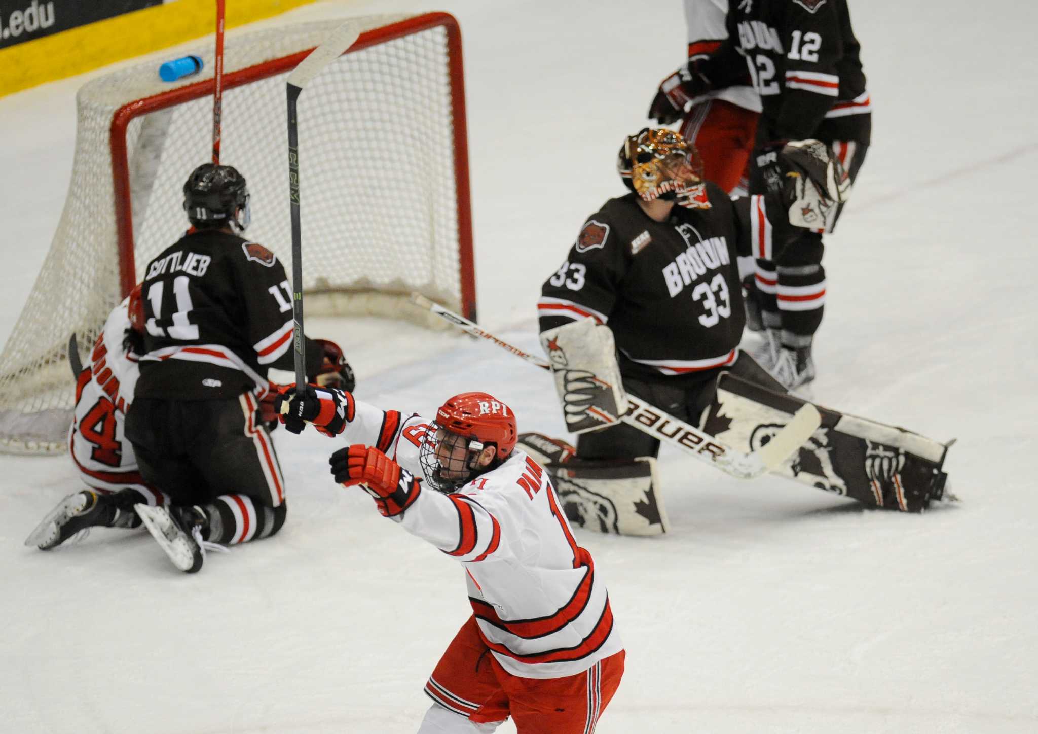 RPI hockey wins opener against Brown