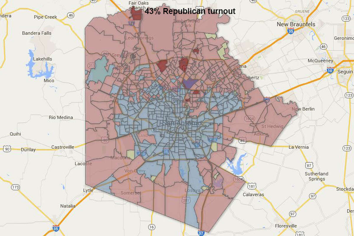 The 10 most Republican and Democratic neighborhoods in Bexar County